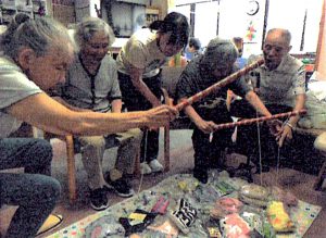 夏祭り、上手に釣れるかな？